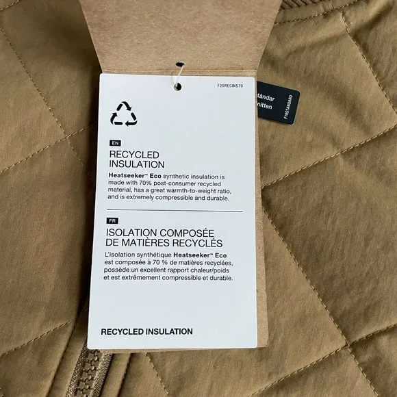 NWT The North Face TNF Cuchillo Insulated Water Resistant Vest Aviator Brown XL - Picture 4 of 6